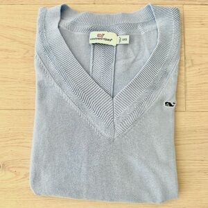 vineyard vines light blue heritage sweater